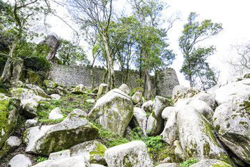 Moorish castle in Sintra, Lisbon