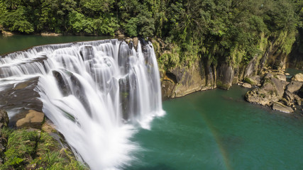 Fototapeta na wymiar Shifen Waterfall in Taiwan 5