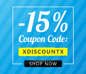 15 Coupon Code Blue