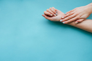 Simpe spring manicure
