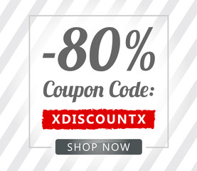80% Coupon Code Discount