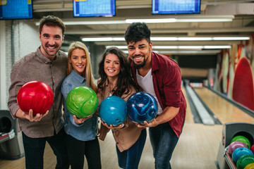 Fototapeta premium We love bowling