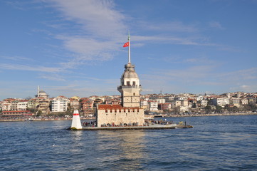 Fototapeta na wymiar Leander's Tower Istanbul Turkey