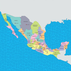 Map of Mexico