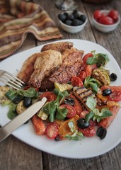 Курица с овощами