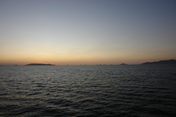 Fototapeta na wymiar marine sunset