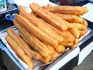 Chinese donuts or Chinese bread stick, Thai breakfast