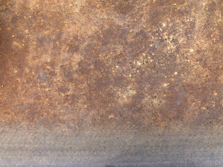Old Rusty Steel Plate Metal Plate Oxidized Background Vintage Texture