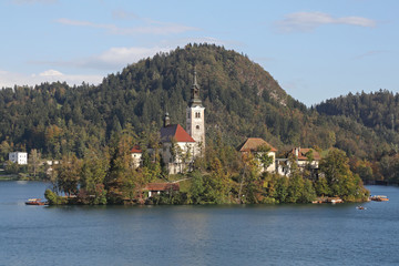 Fototapeta na wymiar Bled Slovenia