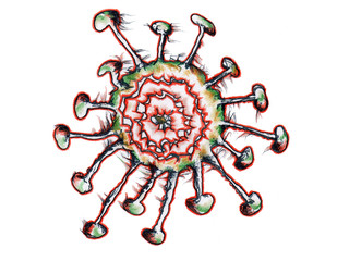 Gefährlicher Virus Krankheitserreger