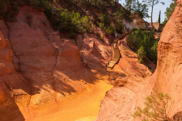 Ockersteinbruch bei Roussillon