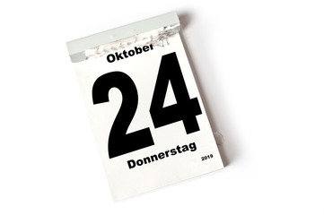 24. Oktober 2019