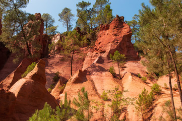 Ockersteinbruch bei Roussillon