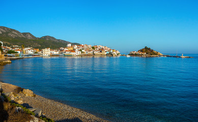 Naklejka na ściany i meble Beautiful morning on Samos