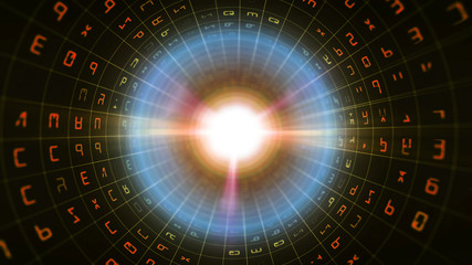 Coded Black Binary Tube with Shining Symbols