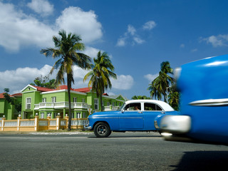 Kuba Oldtimer Auto Car Karibik Classik Mitzieher Cuba Strassenszene