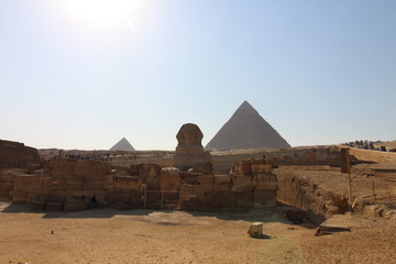 Pyramids of Giza and Sphinx