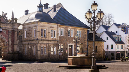 Fototapeta premium Ein alter Schloss den man noch heute besichtigen kann als Museum, ein Andenken.