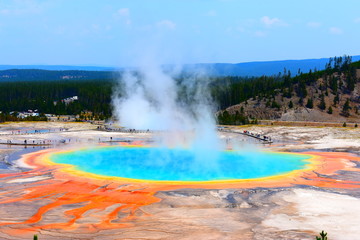 Grand Prismatic Hot Spring - Yellowstone National Park