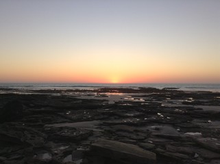 Fototapeta na wymiar Beach Sunset from Broome, Western Australia