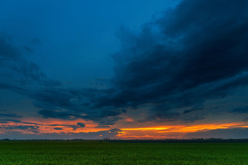 Sunset panorama