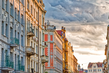 ancient buildings of Prague