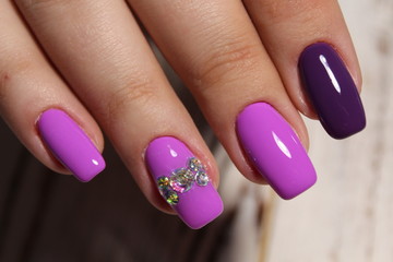 Stylish manicure nails