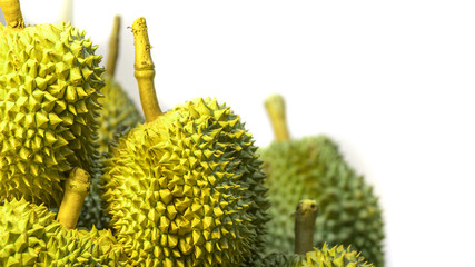 Durians Isolated On White Background