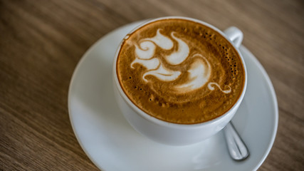 Tasty Hot Latte Coffee