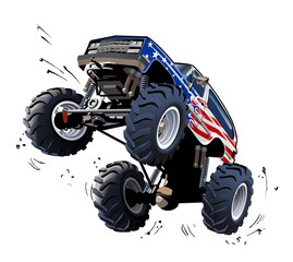 Cartoon Monster Truck © Mechanik