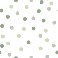 Abstract polka dot vector seamless background