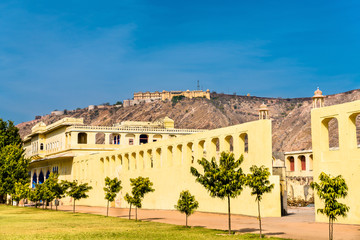 Fototapeta premium Badal Mahal Palace and Nahargarh Fort in Jaipur, India