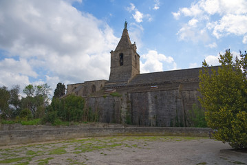 Fototapeta na wymiar Notre Dame de la Major - Catholic church - Arles - Provence - Camargue - France