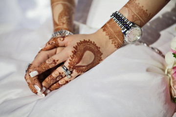 Arabic Couple Henna Hands