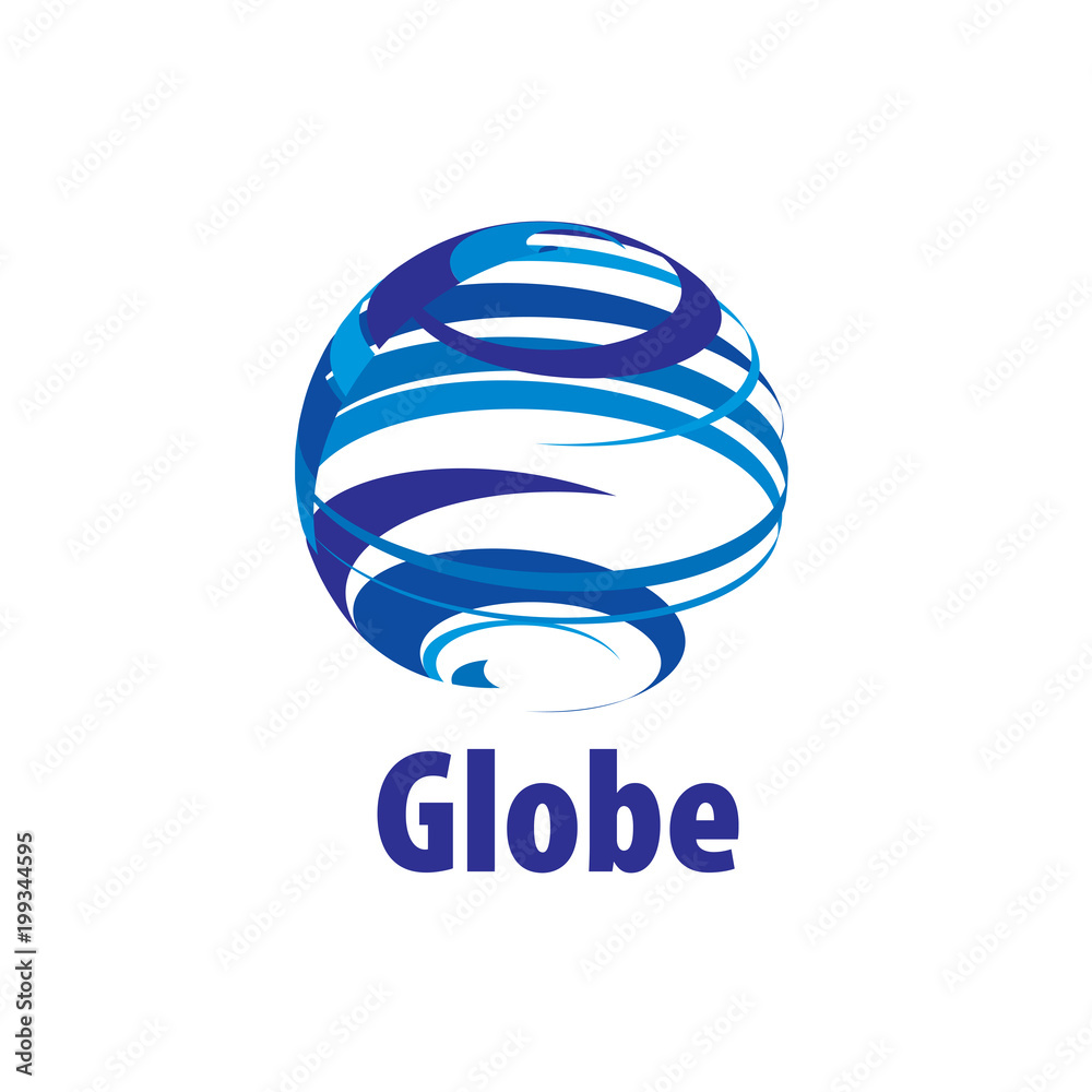 Canvas Prints vector logo globe