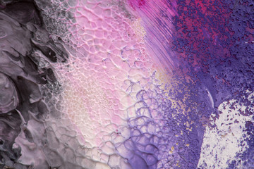 Hand drawn gouache painting. Abstract art background. Color texture