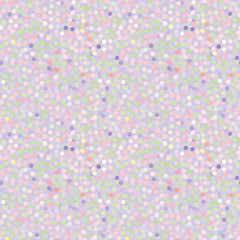 Seamless repeating pattern of multi-colored circles