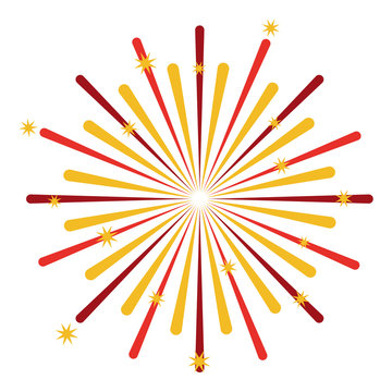 fireworks starburst pattern background vector illustration design