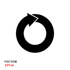circular arrow. vector illustration