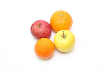 オレンジとリンゴ