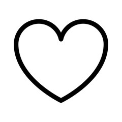love heart romance passion icon vector illustration black and white