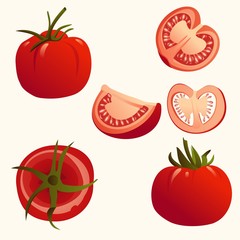  Set of tomatoes