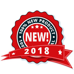 New Product 2018 label illustration