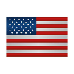 united states of america flag vector illustration design
