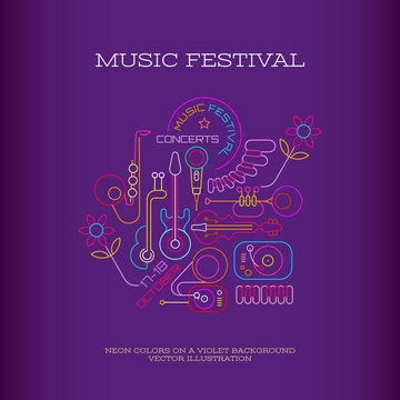 Music Festival banner design