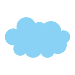 cloud in the sky icon vector illustration design