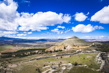 vistas castillo de atienza restos de muralla