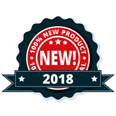 New Product 2018 label illustration