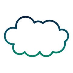 cloud in the sky icon vector illustration design