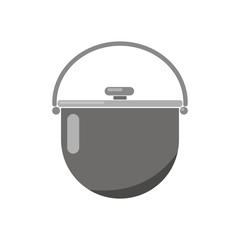 Camping pot icon.Vector illustration for web design.
